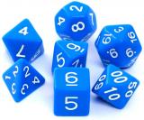 Ko�ci Matowe - Niebieskie - Komplet do RPG
