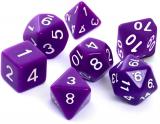 Ko�ci Matowe - Fioletowe - Komplet do RPG