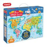 Czuczu Puzzle Mapa �wiata (300 element�w) 7+