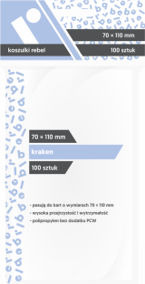 Koszulki Rebel (70x110 mm) Kraken 100 sztuk