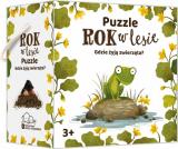 Rok w Lesie: Gdzie �yj� zwierz�ta (puzzle)