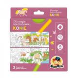 CzuCzu D�uuugie kolorowanki Konie 4+
