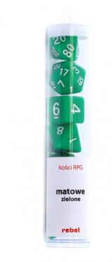 Ko�ci Matowe - Zielone - Komplet do RPG