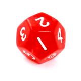 Ko�ci Per�owe - Czerwone - Komplet do RPG