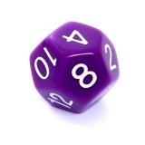 Ko�ci Matowe - Fioletowe - Komplet do RPG