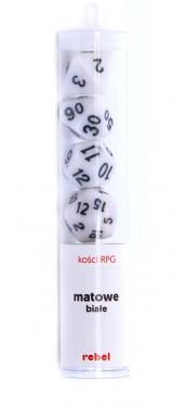 Ko�ci Matowe - Bia�e - Komplet do RPG