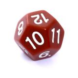 Ko�ci Matowe - Br�zowe - Komplet do RPG