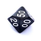 Ko�ci Per�owe - Czarne - Komplet do RPG
