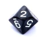 Ko�ci Per�owe - Czarne - Komplet do RPG