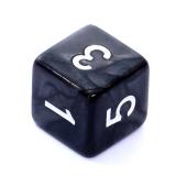 Ko�ci Per�owe - Czarne - Komplet do RPG