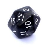 Ko�ci Per�owe - Czarne - Komplet do RPG