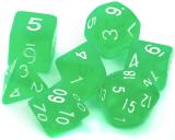 Ko�ci Kryszta�owe - Jasnozielone - Komplet do RPG