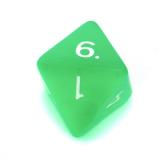 Ko�ci Kryszta�owe - Jasnozielone - Komplet do RPG