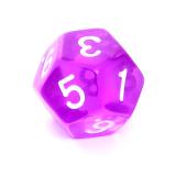 Ko�ci Kryszta�owe - Fioletowe - Komplet do RPG