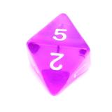 Ko�ci Kryszta�owe - Fioletowe - Komplet do RPG