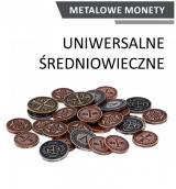 Monety Uniwersalne (zestaw 30 metalowych monet) �redniowieczne