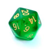 Ko�ci Kryszta�owe - Ciemnozielone - Komplet do RPG
