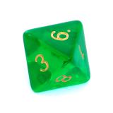 Ko�ci Kryszta�owe - Ciemnozielone - Komplet do RPG