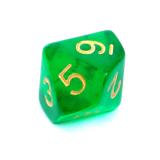Ko�ci Kryszta�owe - Ciemnozielone - Komplet do RPG