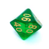 Ko�ci Kryszta�owe - Ciemnozielone - Komplet do RPG