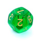 Ko�ci Kryszta�owe - Ciemnozielone - Komplet do RPG