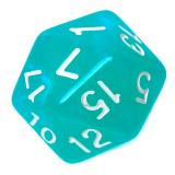 Ko�ci Kamienie Ksi�ycowe - Turkus - Komplet do RPG