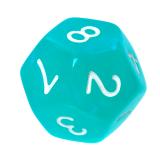Ko�ci Kamienie Ksi�ycowe - Turkus - Komplet do RPG
