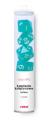 Ko�ci Kamienie Ksi�ycowe - Turkus - Komplet do RPG