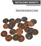 Monety Uniwersalne (zestaw 24 metalowych monet) �redniowieczne