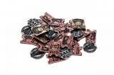 akcesorium do gry Metalowe monety - Kolejowe jednostki (zestaw 24 monet)