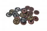akcesorium do gry Metalowe monety - Camelot (zestaw 24 monet)