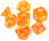 Ko�ci Kryszta�owe - Pomara�czowe - komplet do RPG