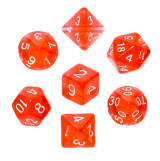 Ko�ci Mini Kryszta�owe - Czerwone - komplet do RPG
