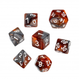 Ko�ci Dwukolorowe - Br�zowo-szare - komplet do RPG