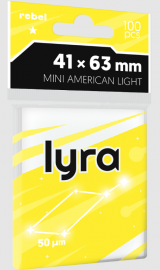 Koszulki Rebel (41x63 mm) Light Lyra