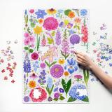 puzzle Puzzlove Kwiaty ogrodowe 1000el
